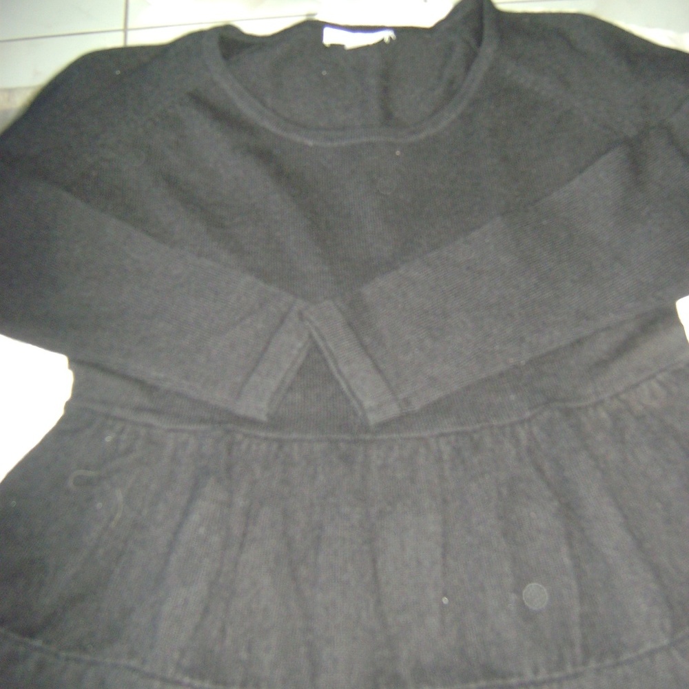 a beautiful black sweater